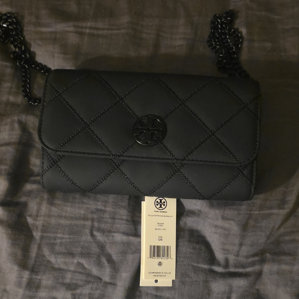 Tory Burch Willa Matte Chain Wallet
